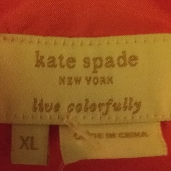 NWT KATE SPADE SILK FUCHSIA FLORAL TANK - Picture 7 of 9